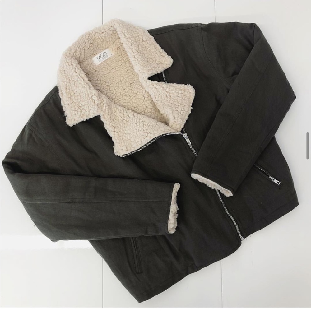 Olive green jacket